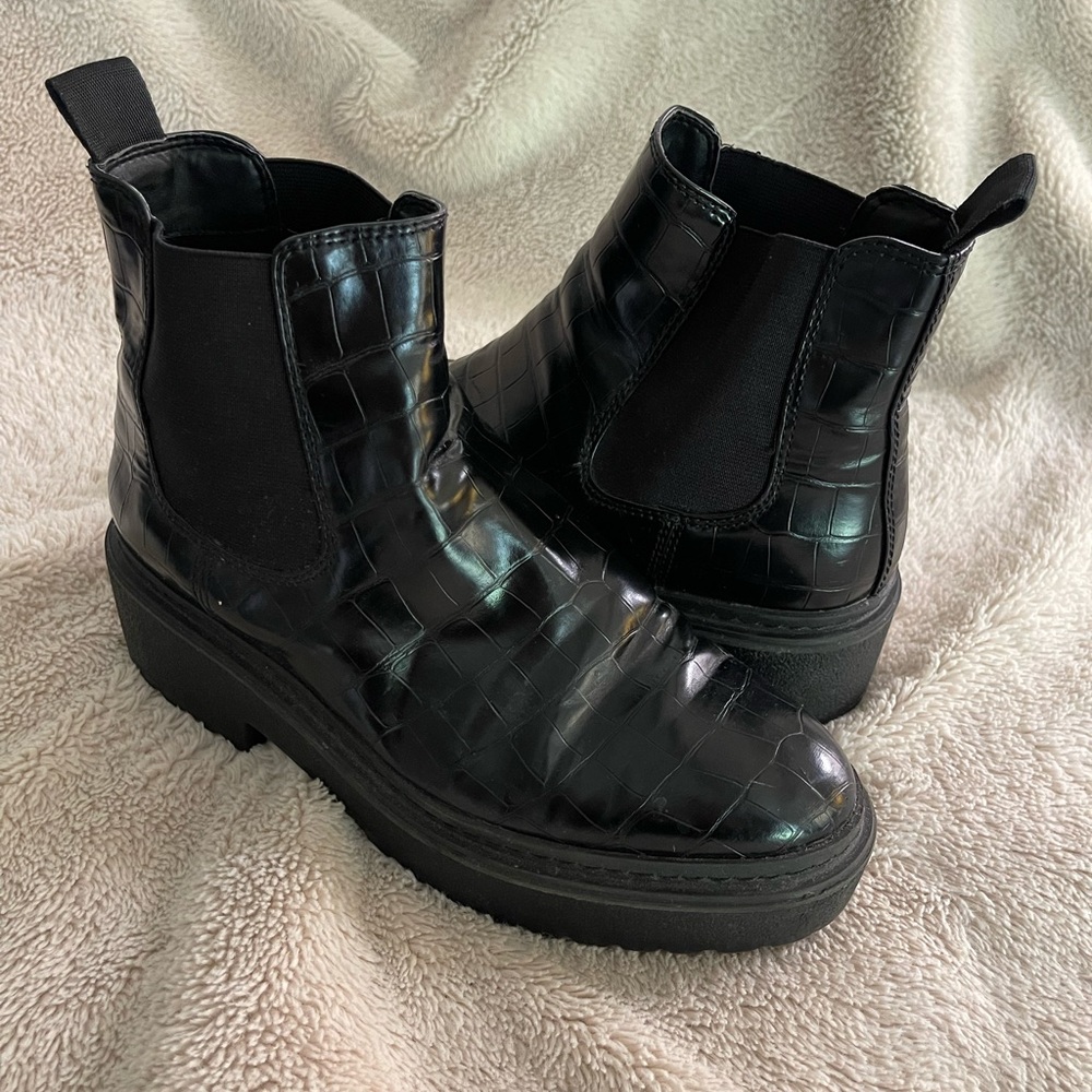Women’s Black Combat Boot